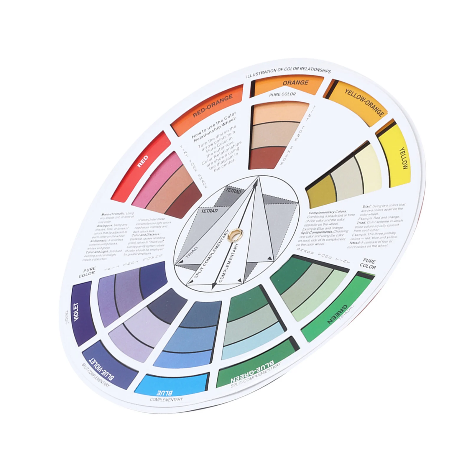 Pigment Color Wheel Tattoo Ink Color Wheel Chart Tattoo Pigment Mix Color for Permanent Eyebrow Lip Tattoo Mix Color