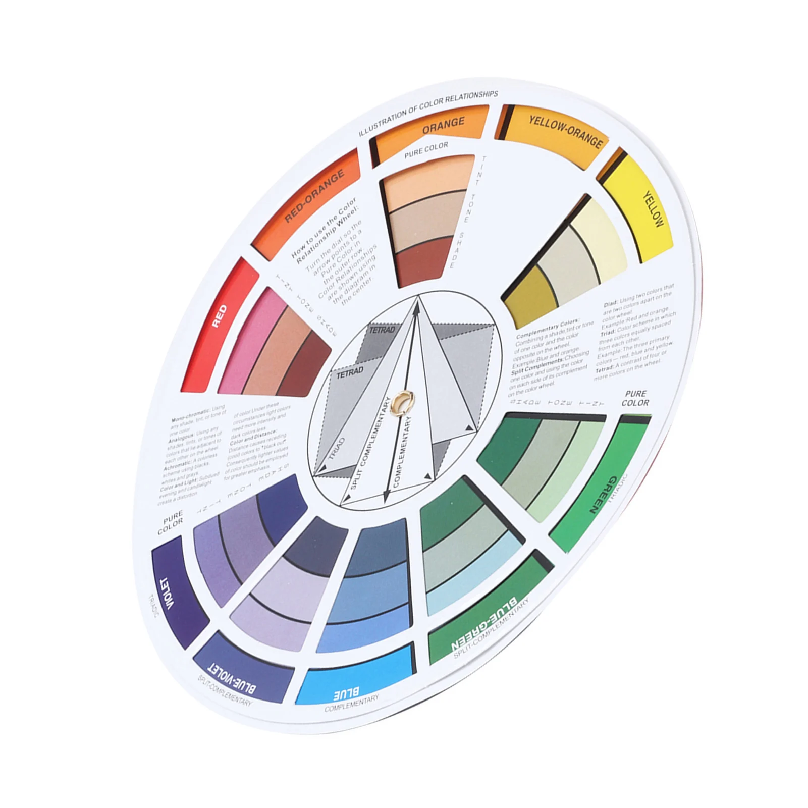 Pigment Color Wheel Tattoo Ink Color Wheel Chart Tattoo Pigment Mix Color for Permanent Eyebrow Lip Tattoo Mix Color