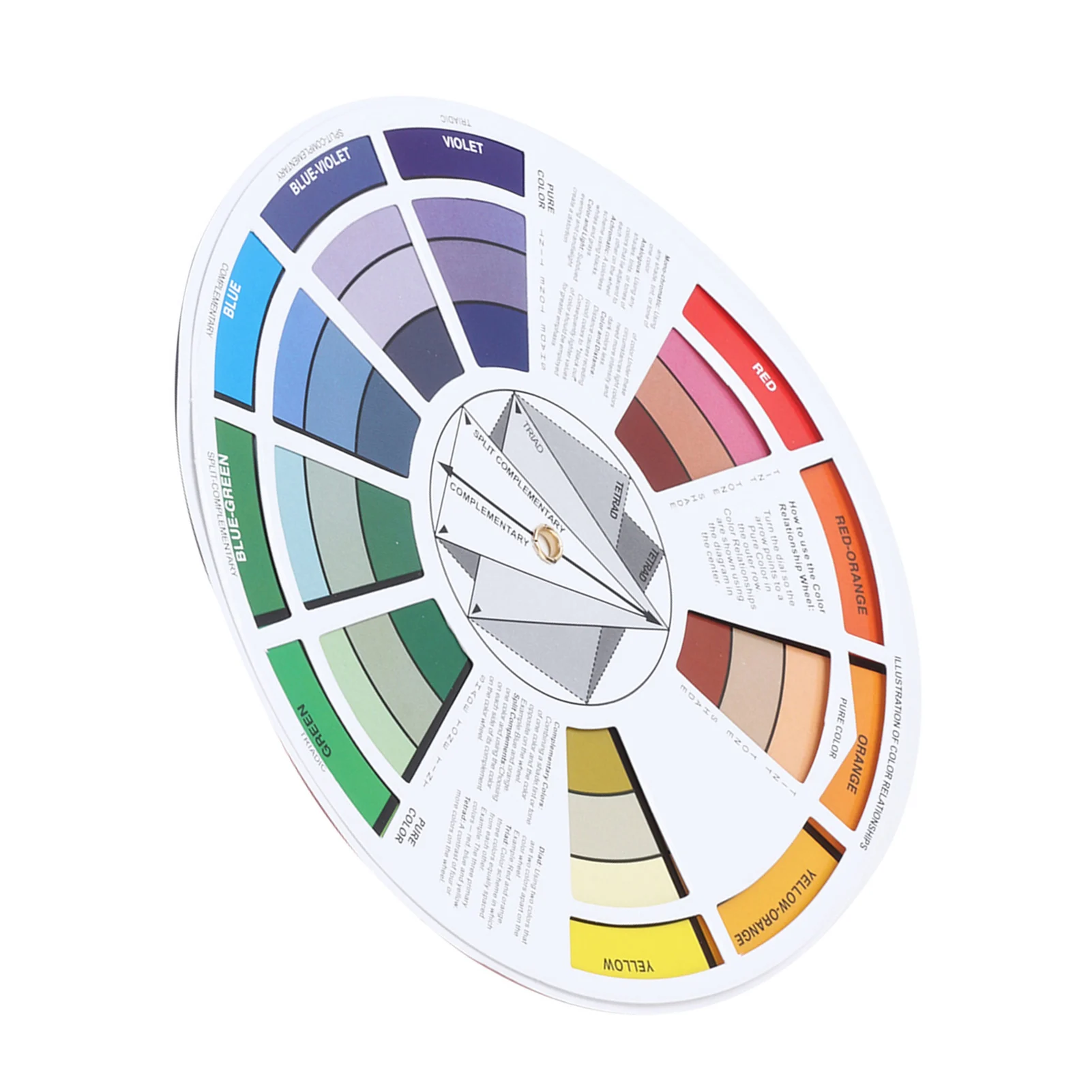 Pigment Color Wheel Tattoo Ink Color Wheel Chart Tattoo Pigment Mix Color for Permanent Eyebrow Lip Tattoo Mix Color