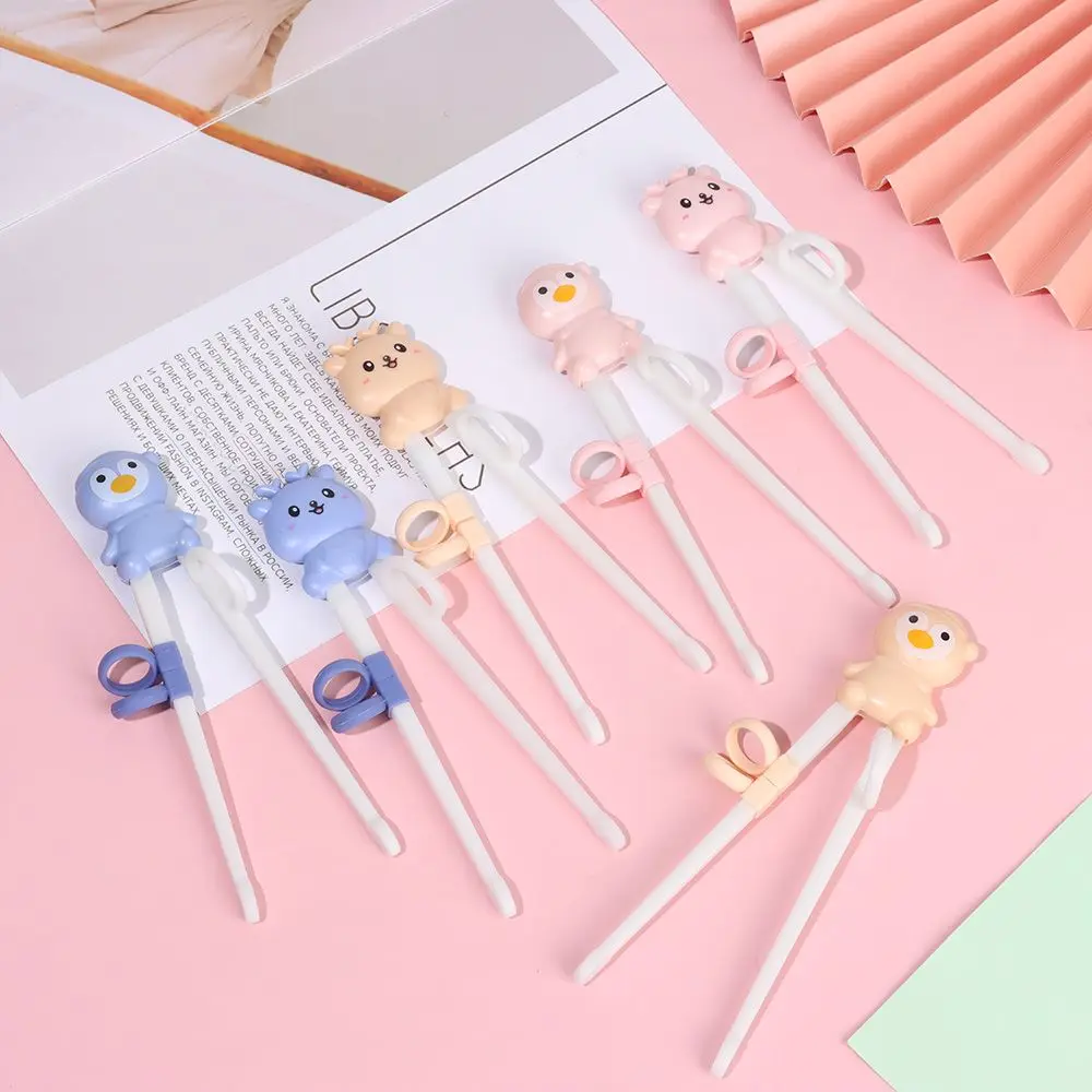Cute Kids Toughness Baby Training Eating Helper Learning Chopsticks Beginner Chopsticks