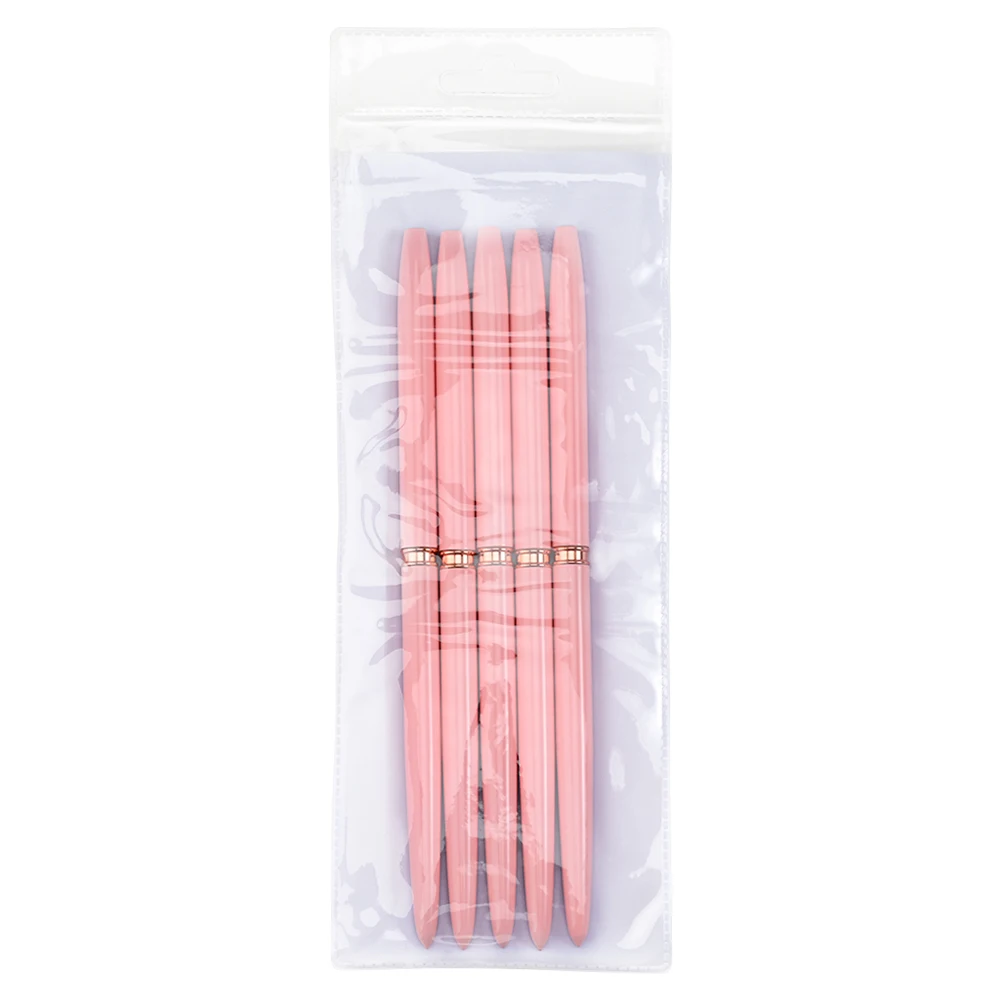 5/10pcs Pink/Black Nail Art Liner/Painting Brushes Ultra-thin Line Drawing Tool 4/8/12/20/25mm Professional Nail Liners Pen Tool