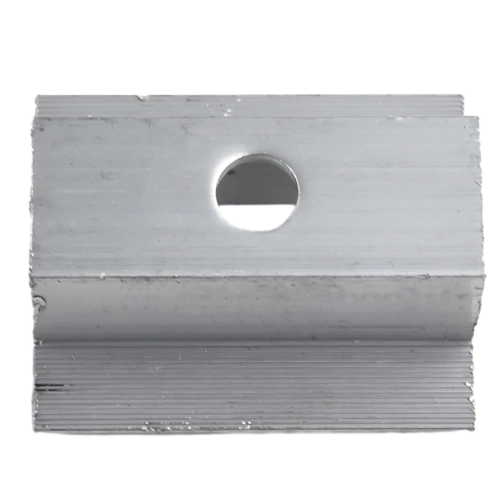 10Pcs/set Solar Middle Clamp PV Fit For Aluminum Alloy Solar Panel Frame Height 25-50mm For Most Frame Modules Accessories