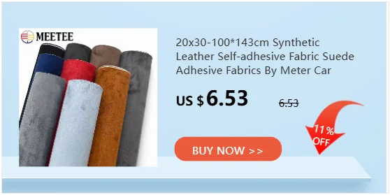Meetee 20*30/70cm Suede Self-adhesive Fabric Stretch Cloth for Car Interior Repair Patch Adhesive Velvet Fabrics DIY Accessories