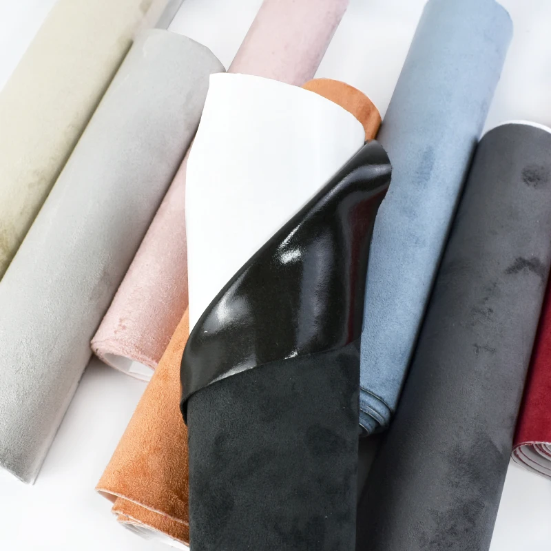 Meetee 20*30/70cm Suede Self-adhesive Fabric Stretch Cloth for Car Interior Repair Patch Adhesive Velvet Fabrics DIY Accessories
