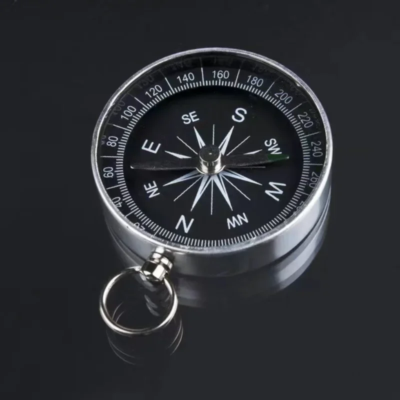 G44 Compass Keychain Pendant Aluminum Alloy Metal Material Portable Gift Mini Pocket Outdoor Adventure Travel Compass