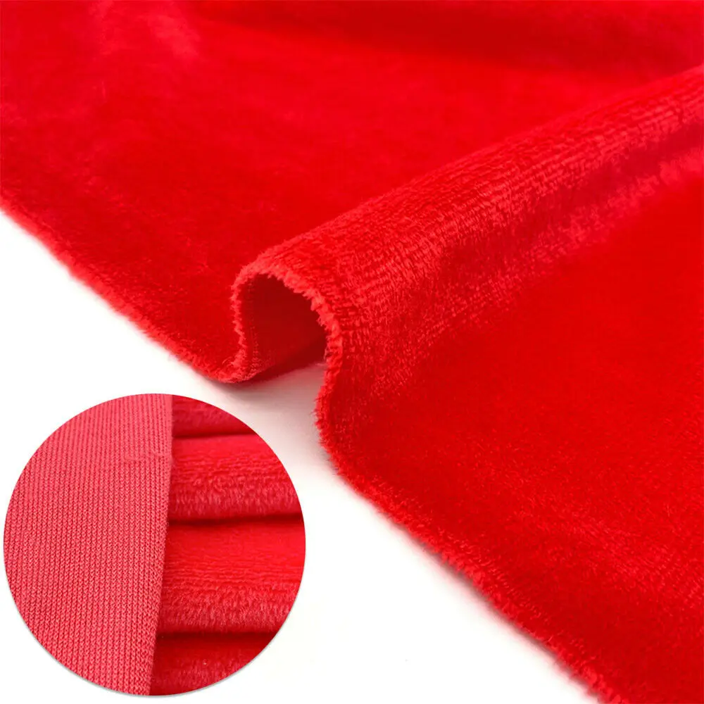 Minky Fabric Super Soft Plush Velvet Fabrics Diy Handmade Home Textile Toy Doll Apparel Cushion Pillow Blanket Material