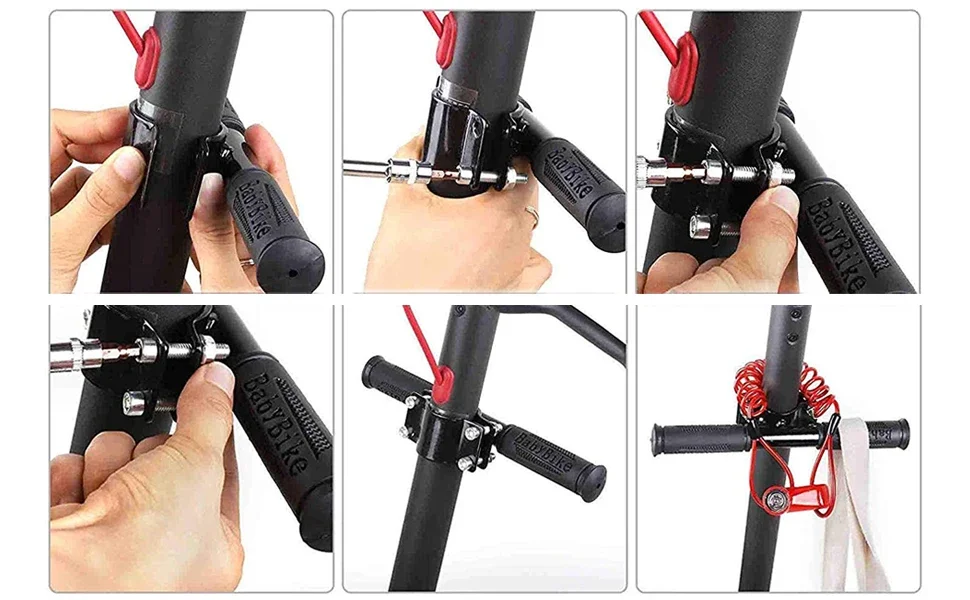 For Xiaomi M365 Ninebot ES4 Scooter Children Safe Handrail Electric Scooter Non-SliP Child Handle Kid Grip Bar Adjustable Holder