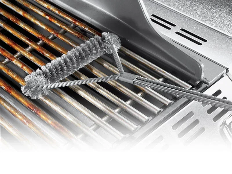 Barbecue Brush Cleaning Tool Stainless Steel Non Stick Cleaning Brush Barbecue Accessories Stainless Steel Wire Barbecue Brush