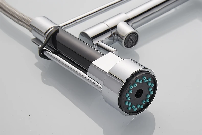 Kitchen Faucet with Pull Down Sprayer High Arc Single Handle Spring Kitchen Sink Faucet