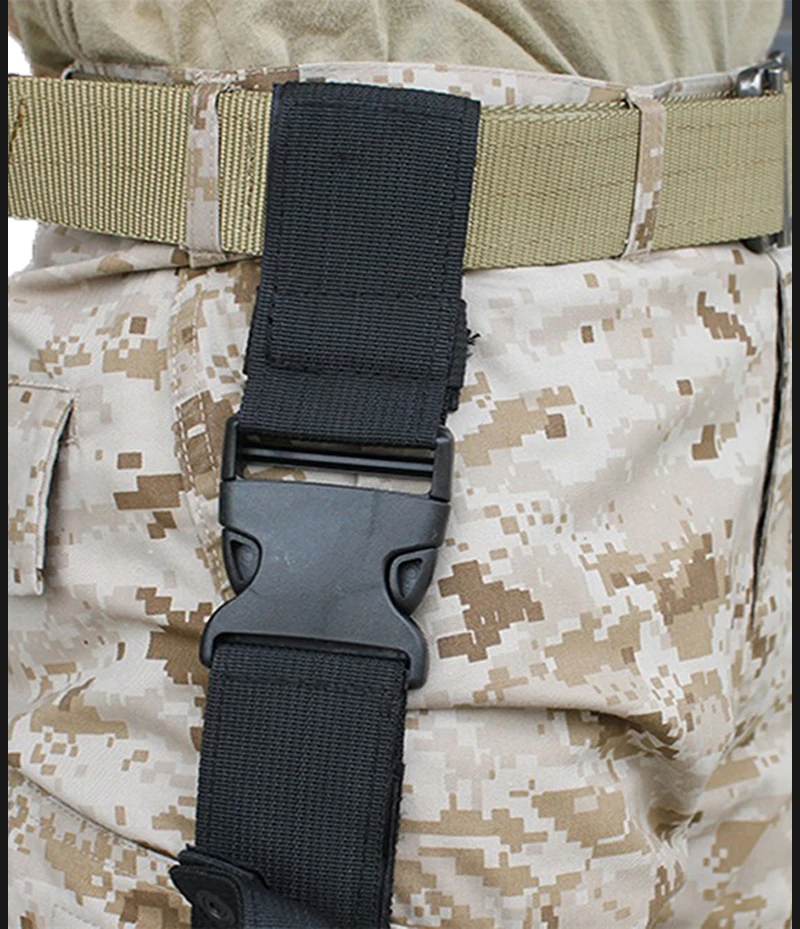 Universal Tactical Right Leg Cover Pistol Leather Cover Thigh Leather Cover Hunting Airgun Universal Pistol Leather Cover