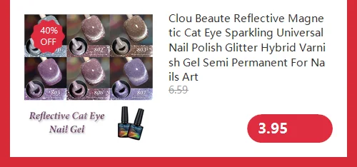 Clou Beaute 56 Colors Gel Nail Polish Pastal Pink Green Lavender UV Nail Gel Soak Off UV Varnish Macaron Gel Paint 15ml Nail Art