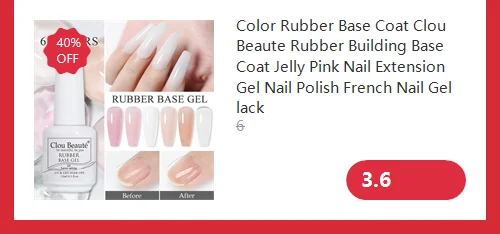 Clou Beaute 56 Colors Gel Nail Polish Pastal Pink Green Lavender UV Nail Gel Soak Off UV Varnish Macaron Gel Paint 15ml Nail Art