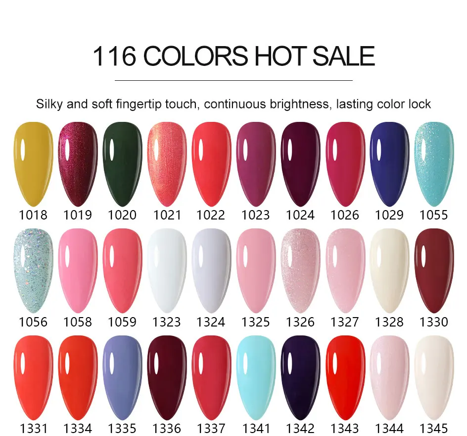 Clou Beaute 56 Colors Gel Nail Polish Pastal Pink Green Lavender UV Nail Gel Soak Off UV Varnish Macaron Gel Paint 15ml Nail Art