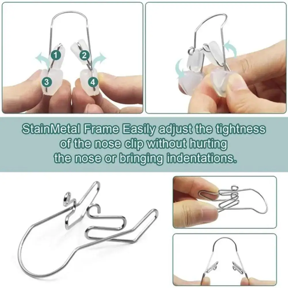 Nose Shaping Roller Nose Shaper Lifter Clip, Smooth Edge Tightening Nose Clip, Portable Nose Shaper Massager Skin Scraping Tool