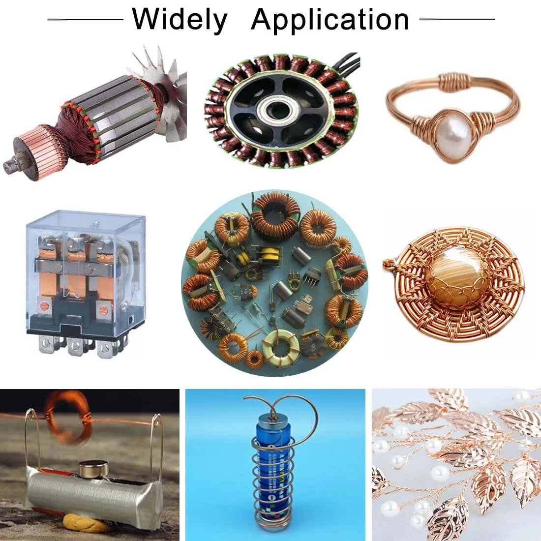 Pure Coppers Enameled Wire 0.6-1.2mm Cable Coppers Wire Enameled Wire Enameled Coppers Wire Coil Coppers Wire 10 Meters