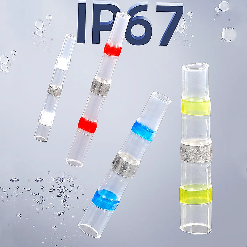 Welding Ring Heat Shrink Terminal, IP67 Waterproof, Electrical Equipment Connection Heat Shrink Tube, Wire Connector Terminal