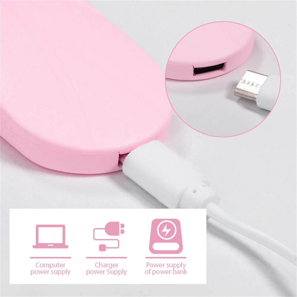 LULAA Mini 6W Nail Dryer LED UV Lamp USB Gel Varnish Curing Machine Nail Art Equipment 3 LEDS Beads Manicuring Nail Tool