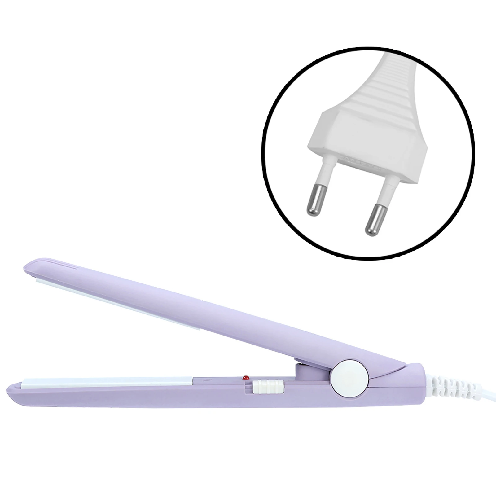 4Colors 2 in 1 Mini Hair Straightener Ceramic Plate Beauty Flat Iron Heating Curler Hair Straightener Mini Flat Iron