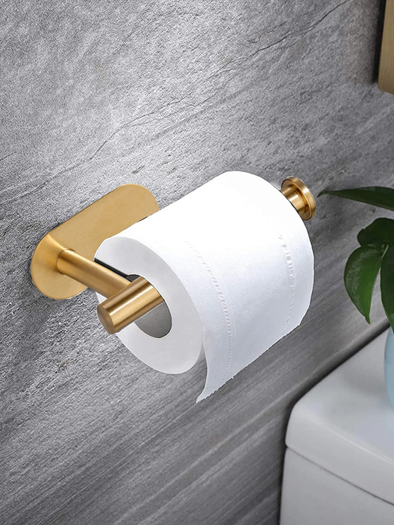 1~2PCS Toilet Paper Rack Bathroom Paper Towel Holder Adhesive Absorbent Paper Dispenser WC Kitchen Hardware Storage Accessories