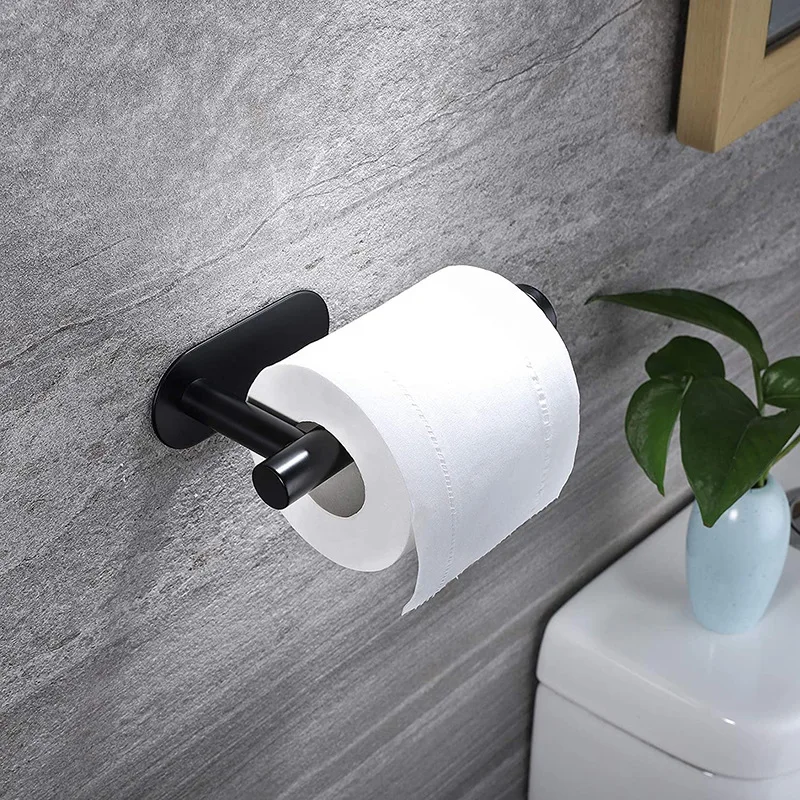 1~2PCS Toilet Paper Rack Bathroom Paper Towel Holder Adhesive Absorbent Paper Dispenser WC Kitchen Hardware Storage Accessories