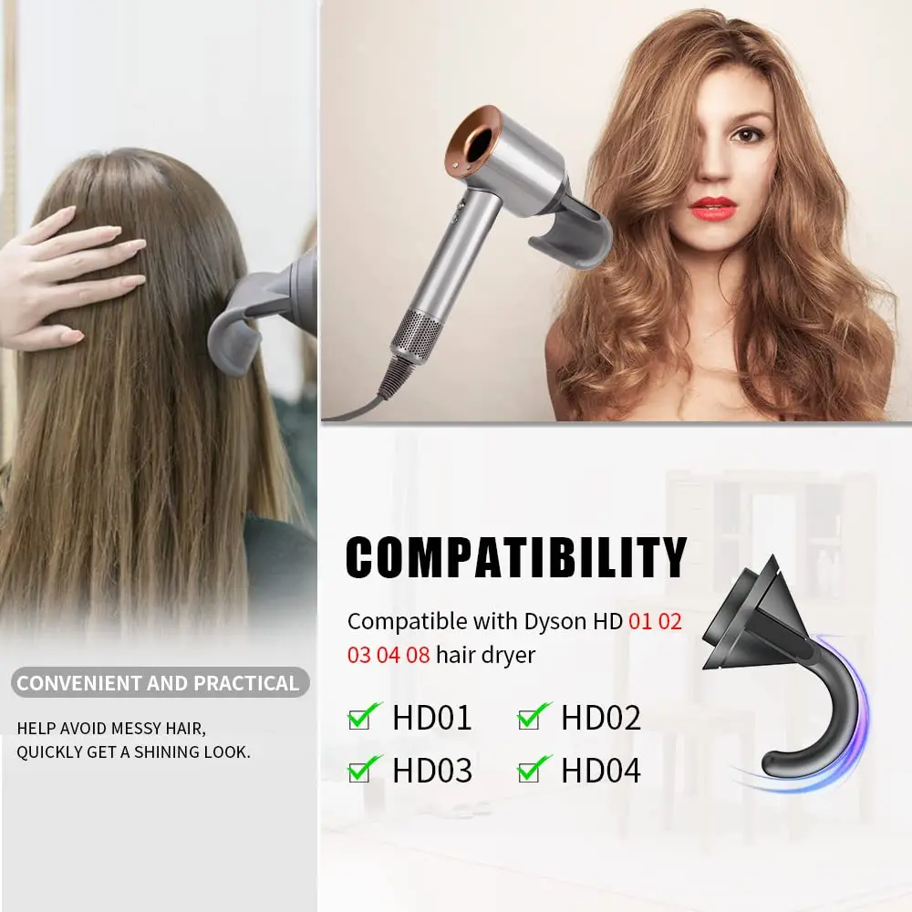 Suitable For Hair Dryers Diffuser for Supersonic Hairdryer Replacement IL/RT6-14354-HD01 Universal Stereotype Hair He