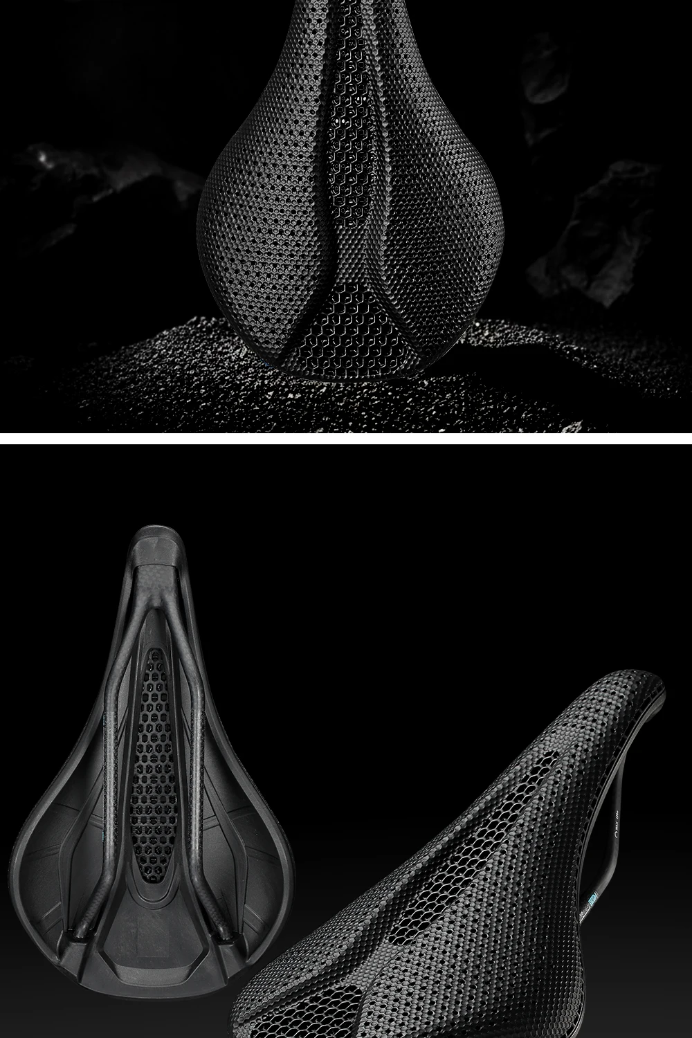 RYET 3D Printed Bike Saddle 145MM/155mm 7*9 Carbon mtb Bicycle Seating Cushion Triathlon Road MTB Mountain Gravel Cycling Parts