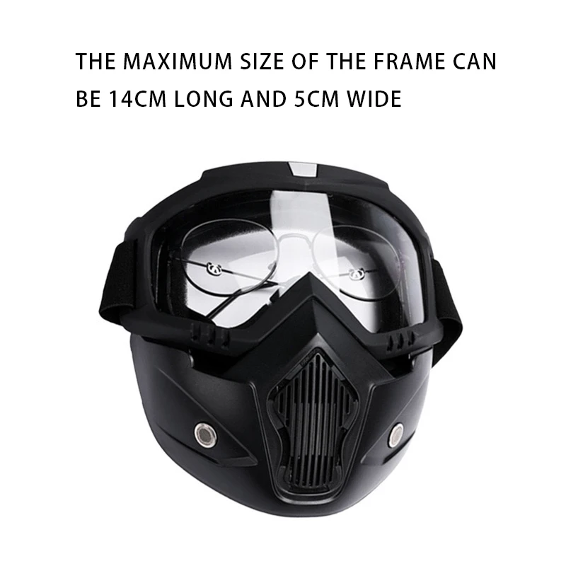 Goggles Full Face Hd Transparent Fog-proof Sand-proof Electric Welding Protective Glasses Versatile Breath-proof Windproof Mask