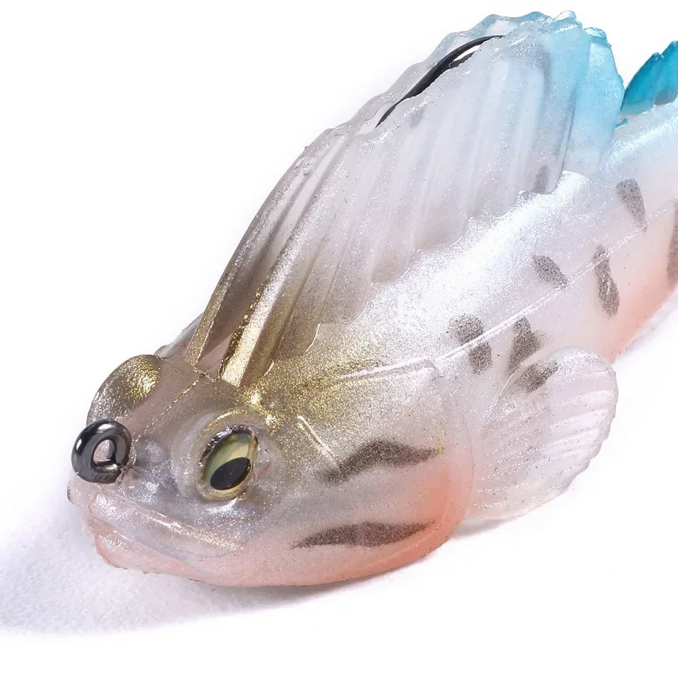 1pcs Silicone Dark Sleeper Wobbler Fishing Lure 7g 14g 20g Sinking Soft Lure Jig hook Swimbaits Bass Shad for Perch Tackle