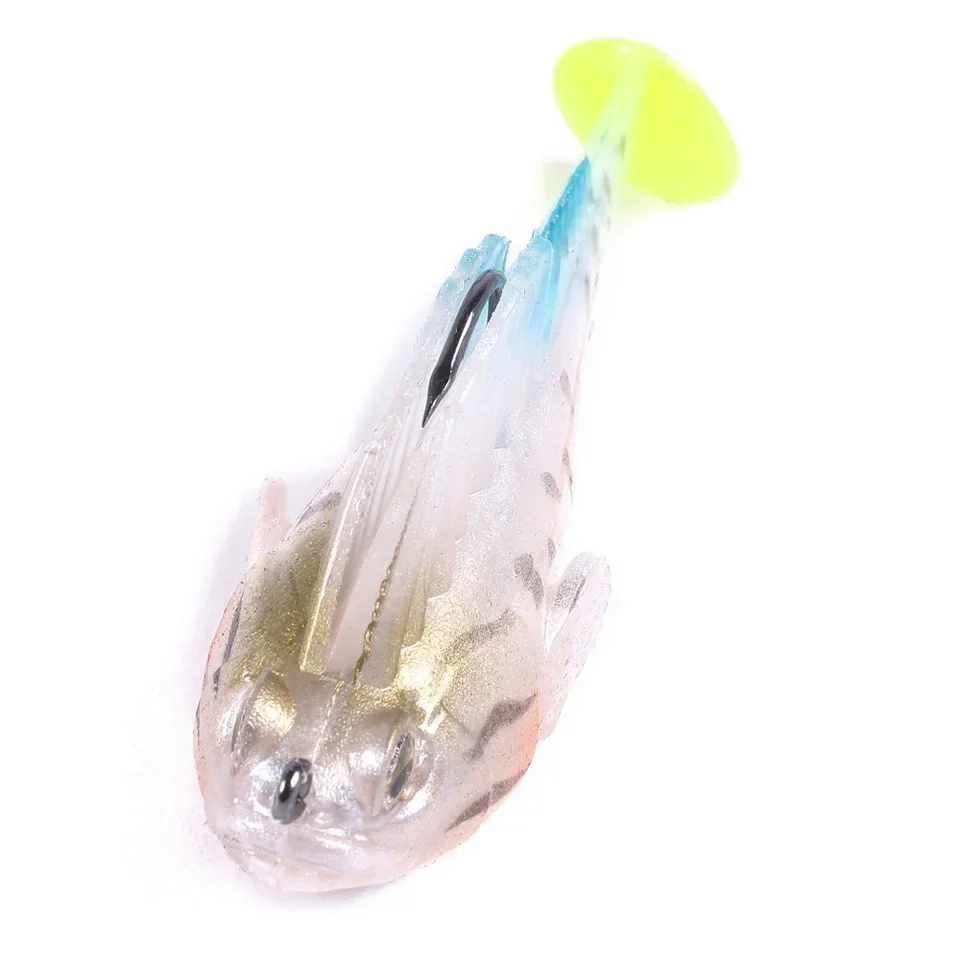 1pcs Silicone Dark Sleeper Wobbler Fishing Lure 7g 14g 20g Sinking Soft Lure Jig hook Swimbaits Bass Shad for Perch Tackle