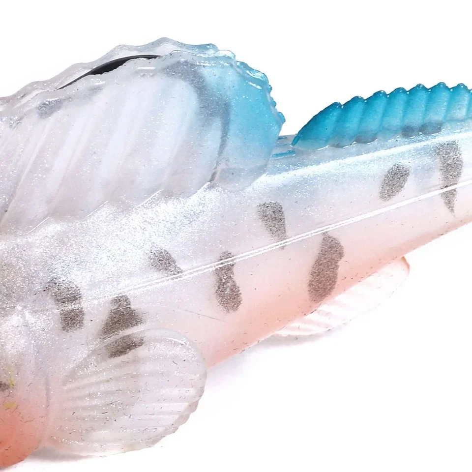 1pcs Silicone Dark Sleeper Wobbler Fishing Lure 7g 14g 20g Sinking Soft Lure Jig hook Swimbaits Bass Shad for Perch Tackle