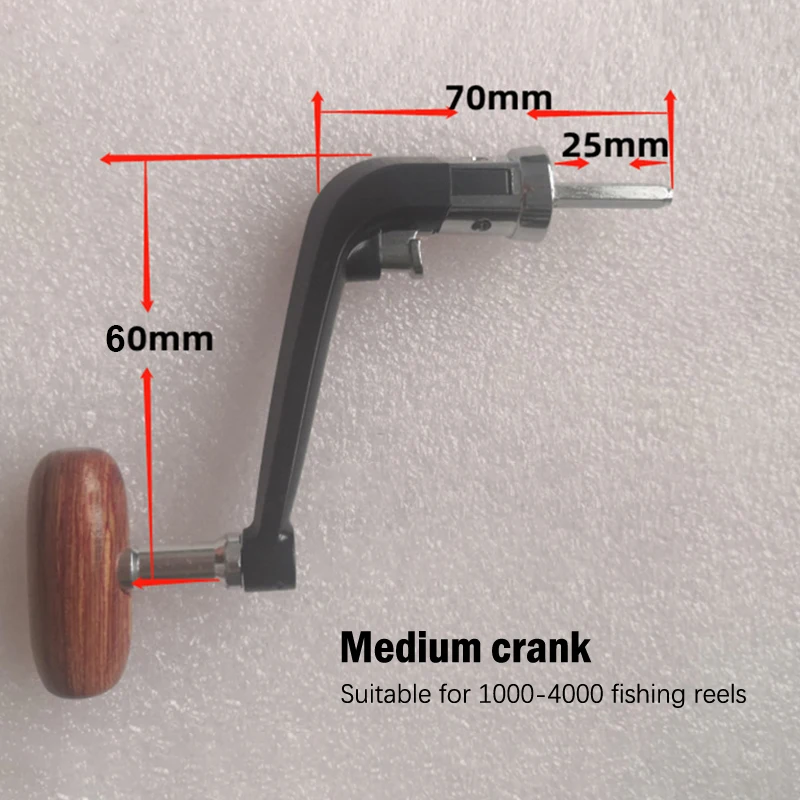 Spinning Fishing Reel Handle Replacement Fishing Arm Wheel Knob Tackle Accessories For 1000 2000 3000 4000 5000 6000 7000 Series