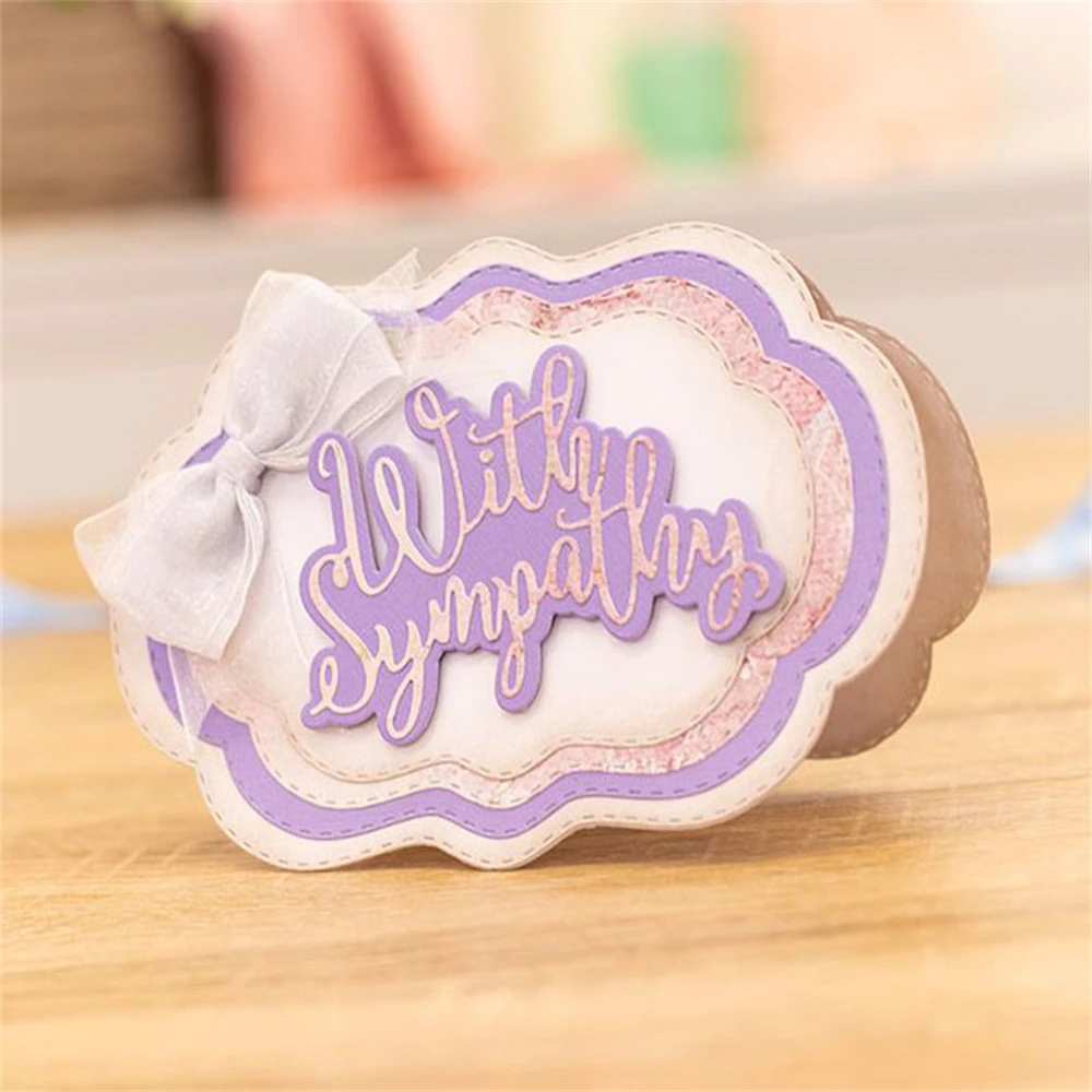 Happy Festive Birthday Wishes Metal Cutting Dies Sentiments Words Diecut Set For DIY Scrarpbooking Paper Crafts Cards Making New