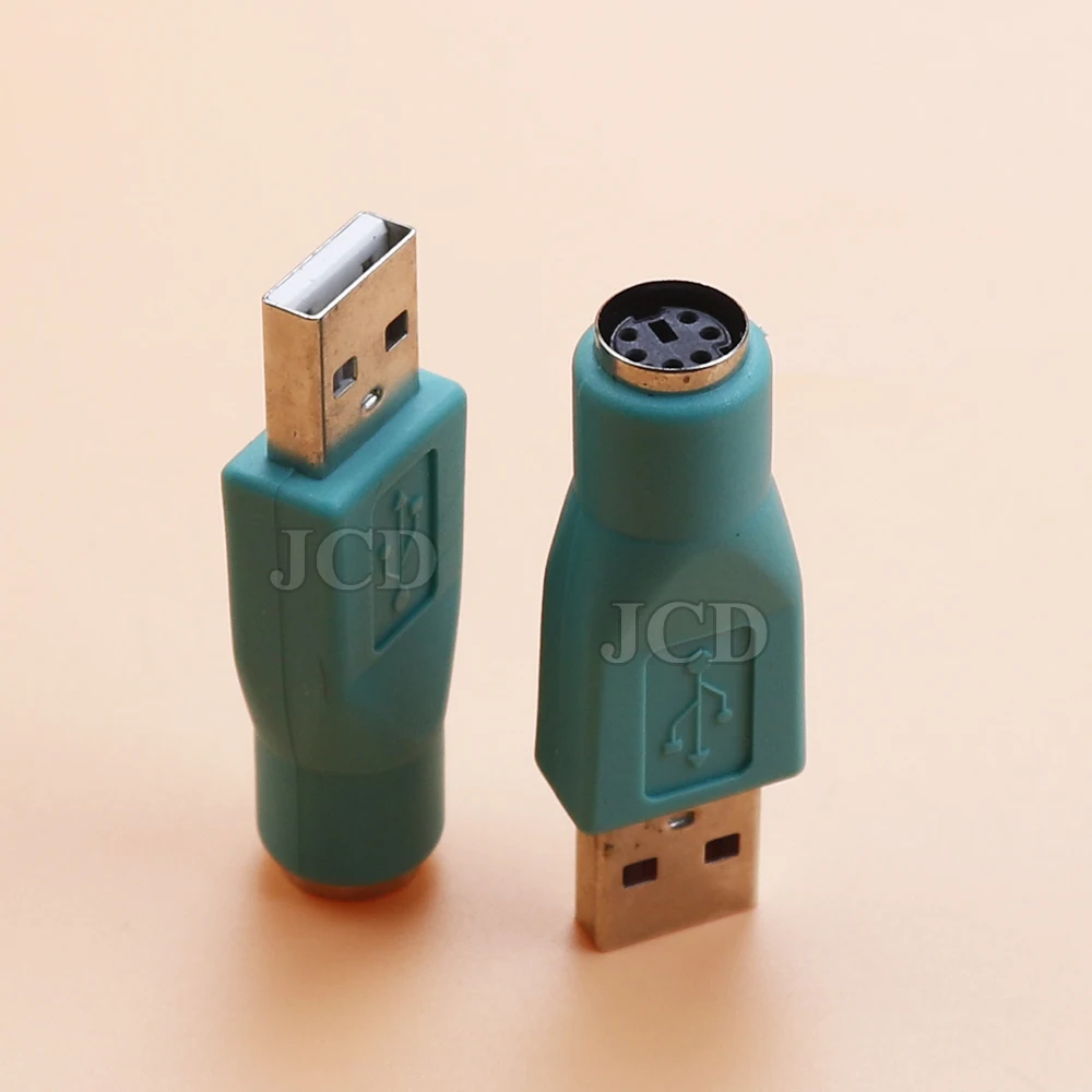 1/2/5PCS USB to PS2 PS/2 Male Female Adapter Converter for Keyboard Mouse PC Laptop Connect Replacement Repair Accessories