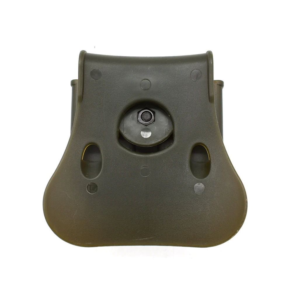 Tactical Double 9mm Magazine Pouch Belt Clip Mag Case for Glock 17 19 43 Beretta M9 PX4 Sig Sauer P229 USP Universal Mag Holder
