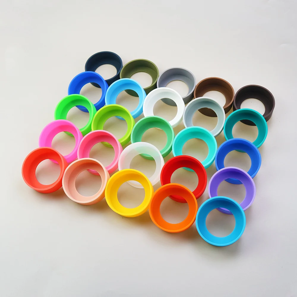Silicone World 5.5CM Silicone Cup Bottom Cover 55MM Coaster Sleeve Sheath Wear-resistant Anti-fall Bottom Cover Cup Bottom Ring