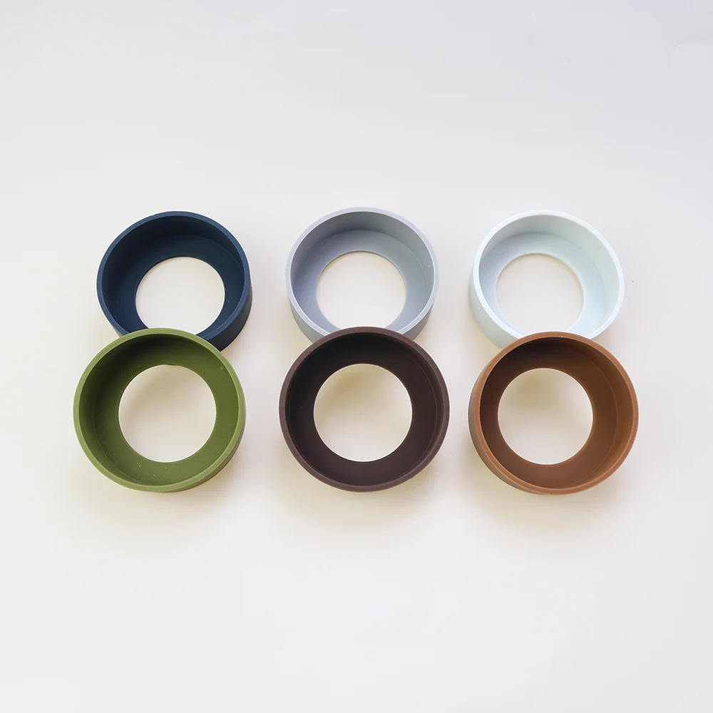 Silicone World 5.5CM Silicone Cup Bottom Cover 55MM Coaster Sleeve Sheath Wear-resistant Anti-fall Bottom Cover Cup Bottom Ring