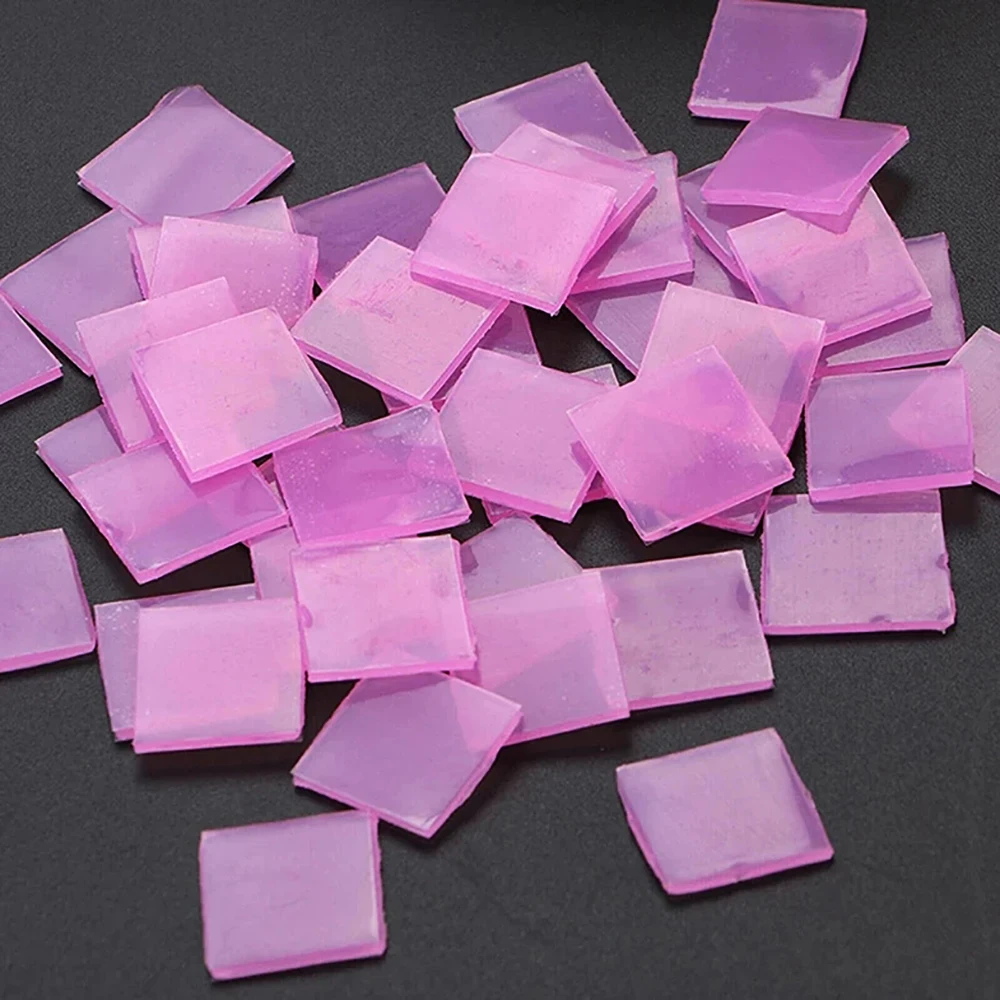 Purple 10-100 Pcs 2*2CM Diamond Painting Wax Mud Glue Accessory Diamond Embroidery Cross Stitch Diamond Painting Glue Tool