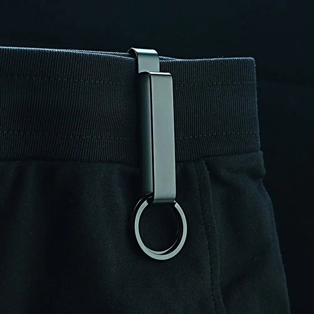 Stainless Steel Waist Hook Molle Hanging Car Key Buckle Key Clip Belt Buckle Outdoor Buckle Keychain Bag Strap Tools