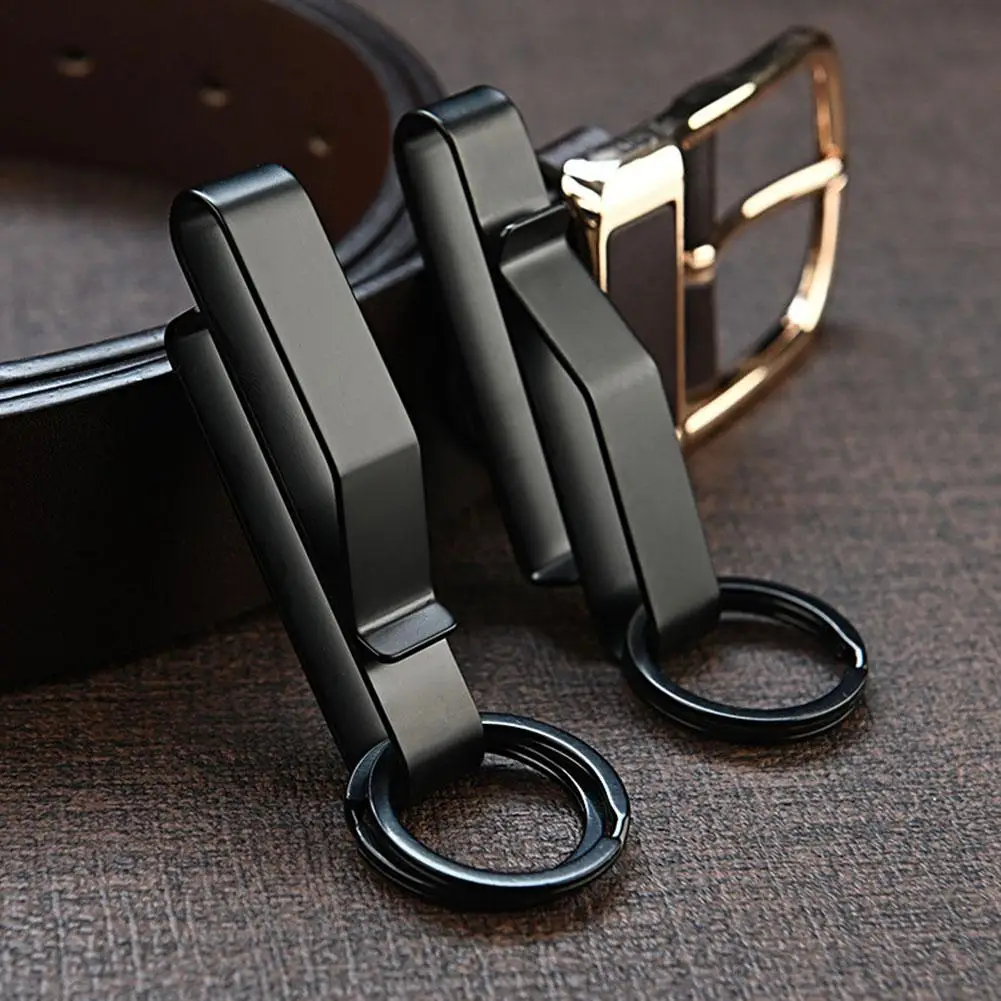 Stainless Steel Waist Hook Molle Hanging Car Key Buckle Key Clip Belt Buckle Outdoor Buckle Keychain Bag Strap Tools