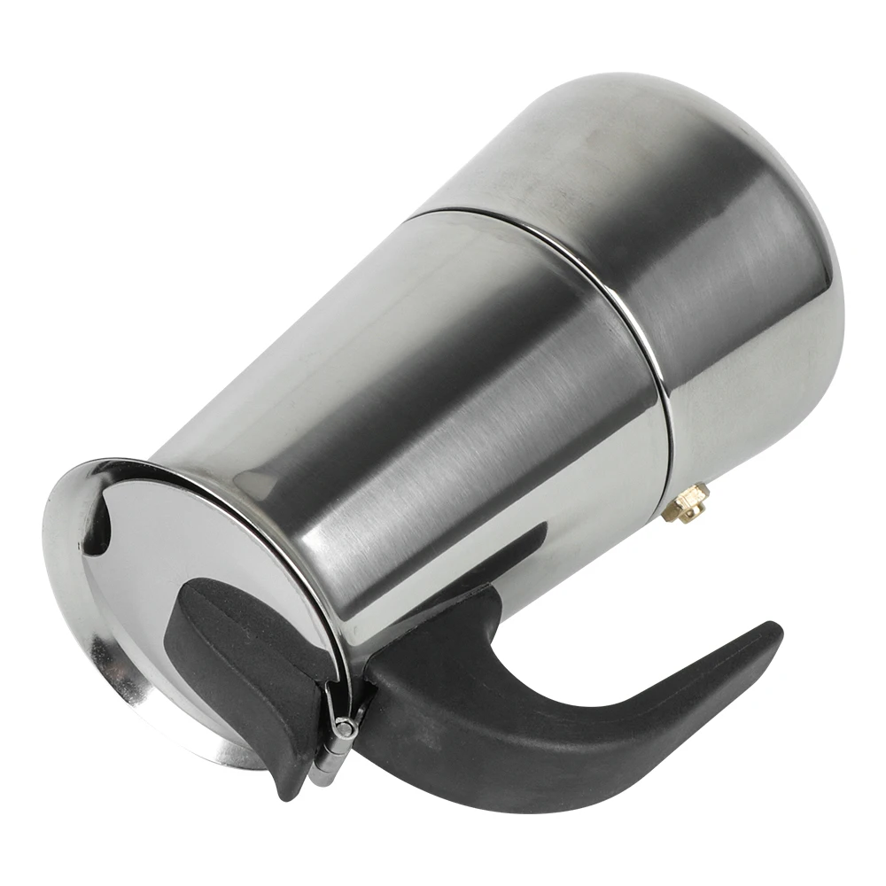 Stainless Steel Moka Coffee Maker Coffee Maker Pot Coffee Pot for Kitchen Mocha Espresso Latte Stovetop Filter 2/4/6/9 Cups
