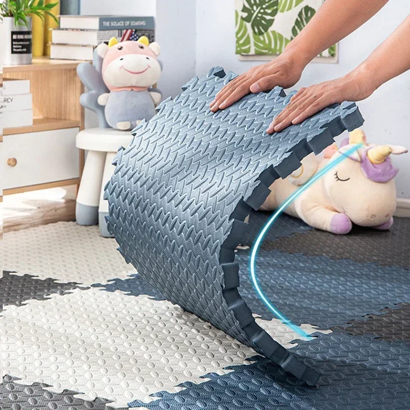 16pcs 30*30cm Puzzle Mat For Children Thick Baby Play Mat Kids Carpet Mats EVA Foam Rug Children Room Activities Mat For Baby