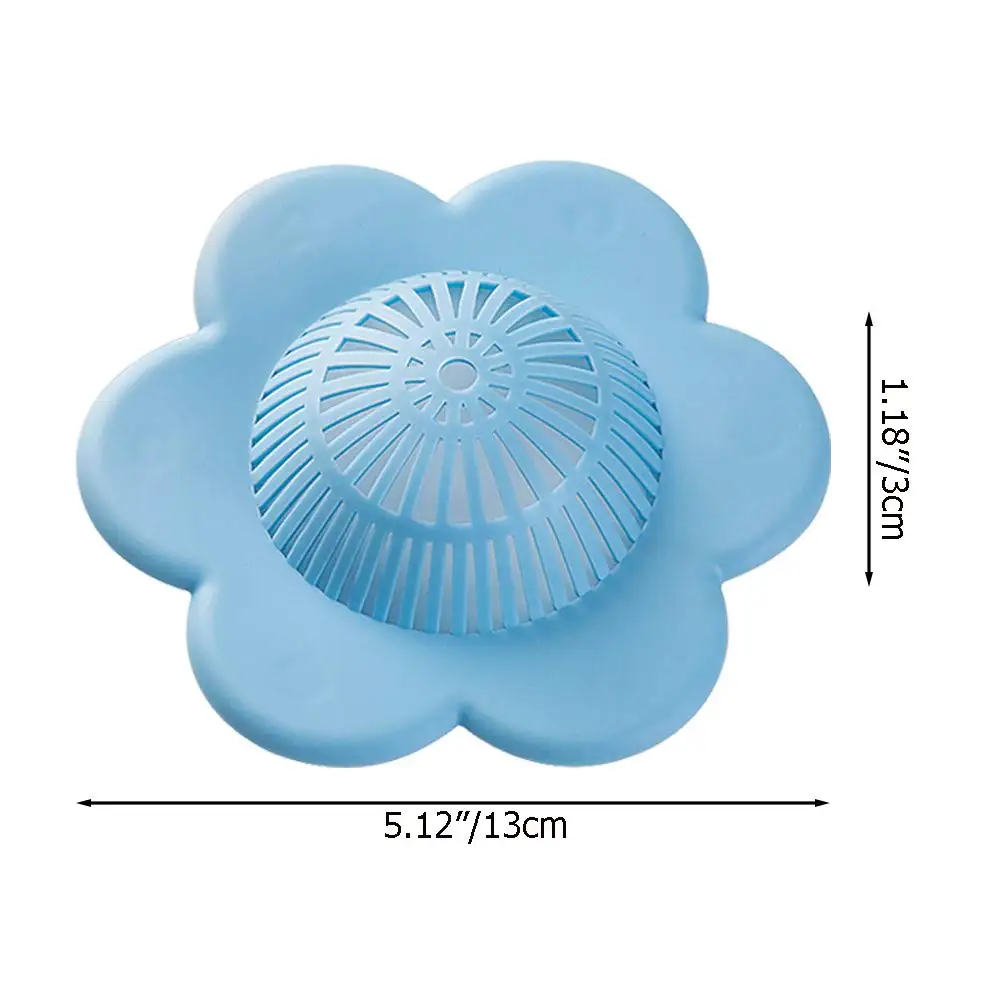 New Hair Catcher with Suction Hair Stopper Shower Drain Covers Practical Tools Suit for Bathroom Bathtub and Kitchen