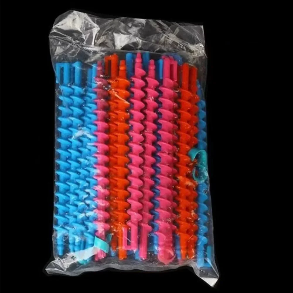 20× Plastic Spiral Perm Stick Heatless Hair Curler Women Curly Hair Rollers No Heat Curls Cold Perm Bar Barber Hair Styling Tool