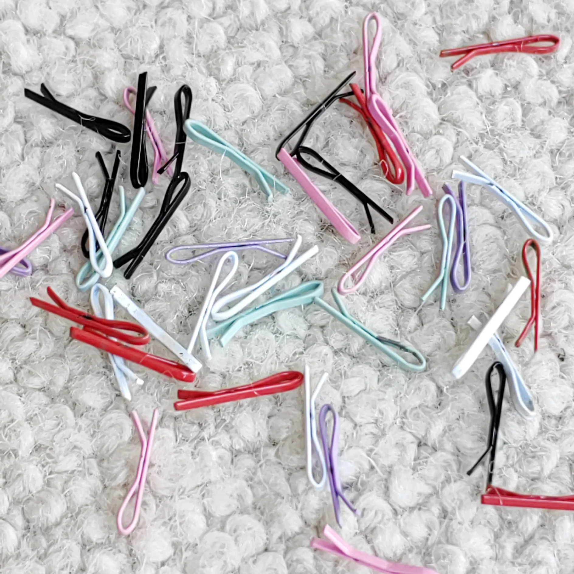 120pcs Tiny Doll Hair Pins Doll Mini Hair Clip Doll Craft Supplies 15mm Long