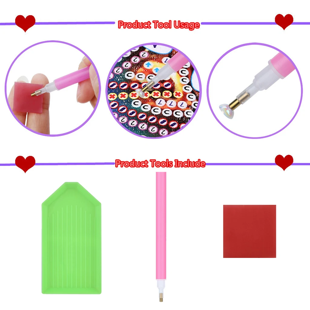 1pc/Set DIY Butterfly Diamond Painting Door Hanging Diamond Art Painting Kits Welcome