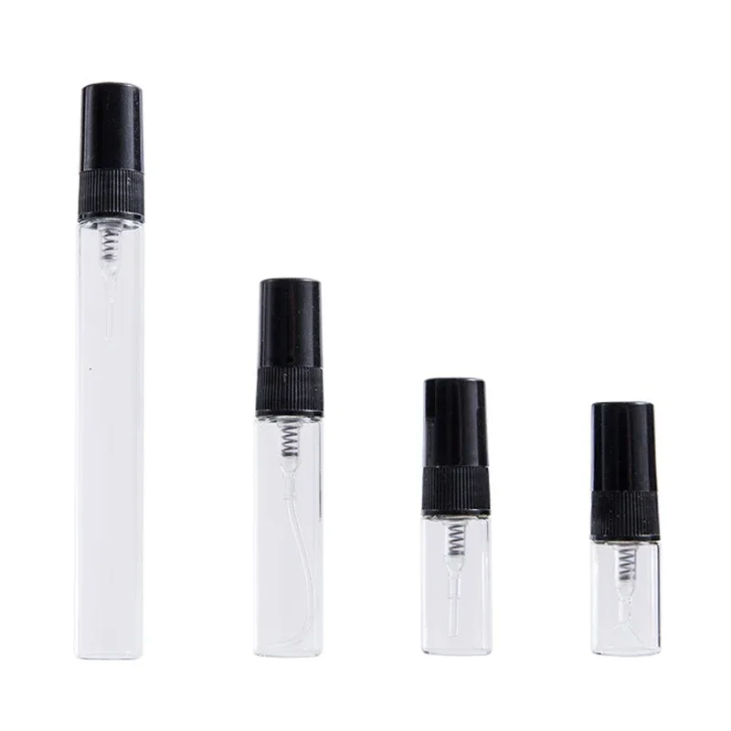 8/16pcs Refillable Perfume Bottle Portable Glass Spray Bottle Container Refill Atomizer Perfume Travel Bottle