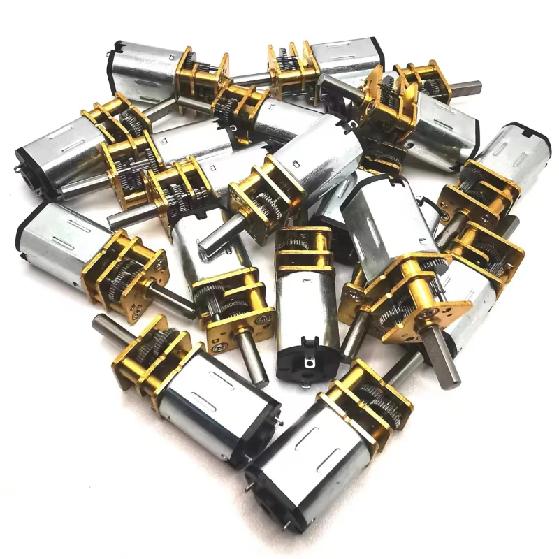 DC 3V/6V/12V N20 Mini Micro Metal Gear Motor with Gearwheel DC Motors 15/30/50/60/100/200/300/500/1000RPM
