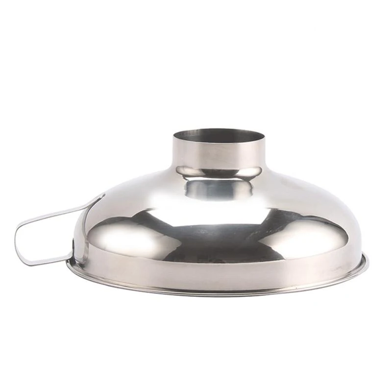 Stainless Steel Wide Mouth Funnel Canning Funnel Cup Jam Salad Dressing Hopper Filter For Jar Canned Filteroil Wine Water Spices