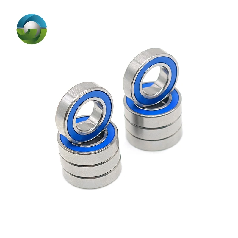 10/20Pcs MR128RS 8x12x3.5mm Blue Rubber Sealed Miniature Ball Bearings 5x10x4 5x11x4 8x16x5 10x15x4 12x18x4mm RC Car Bearing Kit