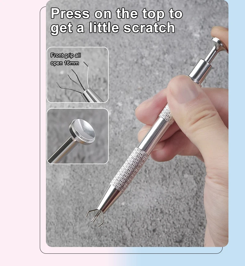 Stainless Steel Nail Art Sponge Tweezer Soft Sponge Clip Manicure Decoration Manicure Dotting Pen Polish Nail Brush Gripper Tool